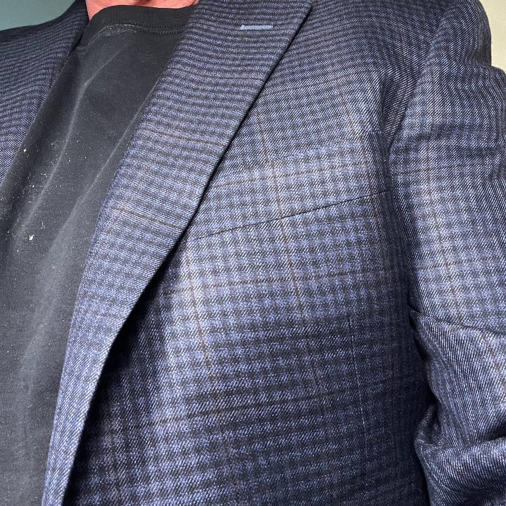 Canali Wool Sport Coat Beautiful Plaid Regular Fit Size US 40 - Picture 11 of 13